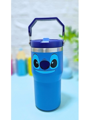 imagem do produto Copo Térmico Com Alça Hanger Tumbler Stitch 650 Ml - Zona Criativa - Arco Iris