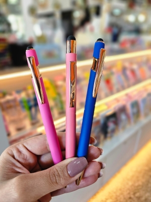 imagem do produto Caneta Esferográfica Com Touch Luxo - Arco iris